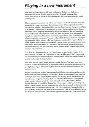 The Recorder A Basic Workshop Manual