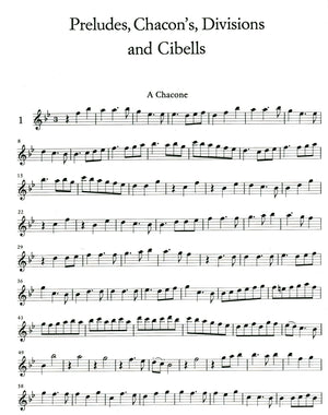 Preludes, Chacon's, Divisions and Cibells