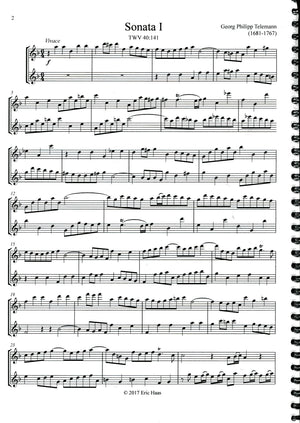 Nine Sonatas Telemann