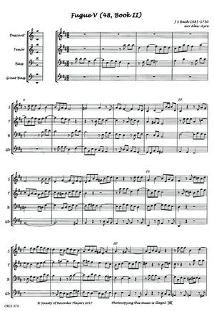 Fugue V 48 Book II