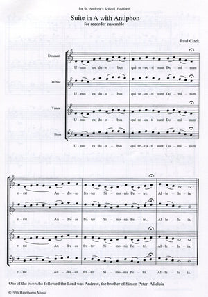 Suite in A with Antiphon