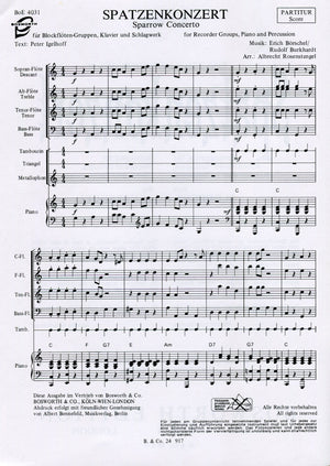 Spatzen Konzert - The Sparrow Concerto