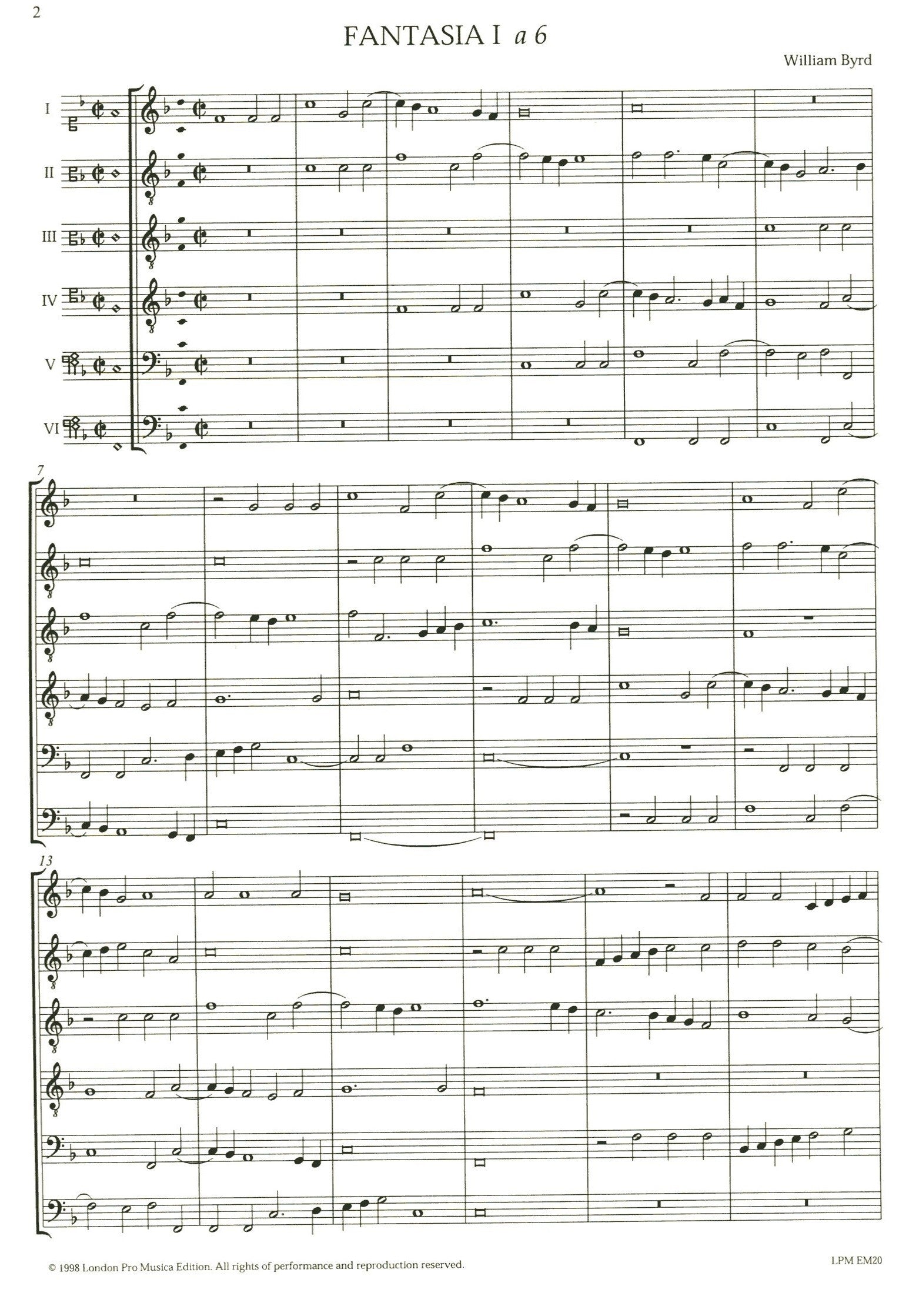 The Six-part Consort Music