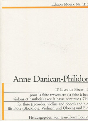 2nd Livre de Pieces for Recorder and Basso Continuo
