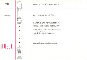 Versos de Magnificat, Versos del Sexto tono, 1578