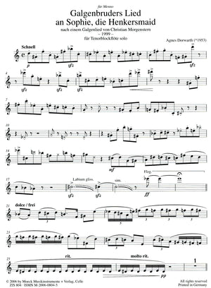 Galgenbruder's song to Sophie, the hangman's maiden