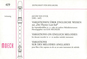 Variations on English Melodies