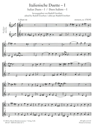 Italian Duets I