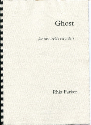 Ghost for two treble recorders