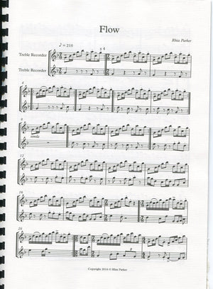 Flow for two treble recorders