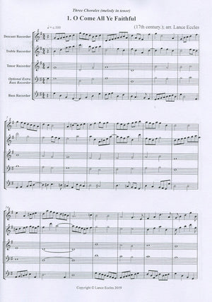 Three Chorales (melody in tenor)