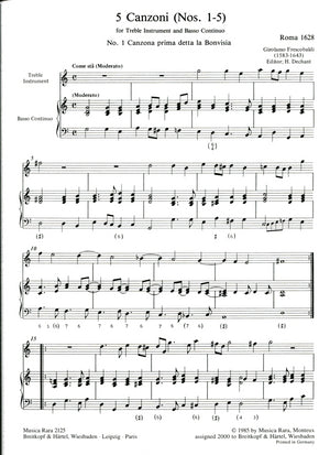 Canzoni No 1 - 5