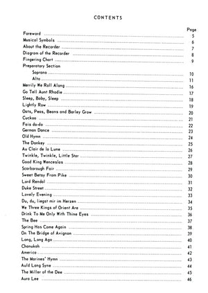 The Beginners Method for Soprano and Alto Recorder Book 1