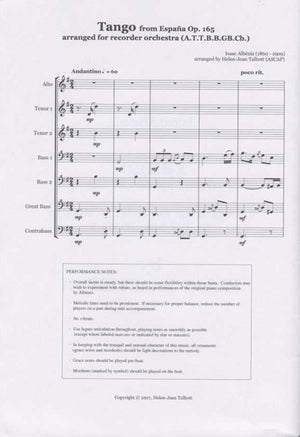 Tango frpm Espana op.165