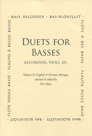 Duets for Basses Vol II: English and German Baroque