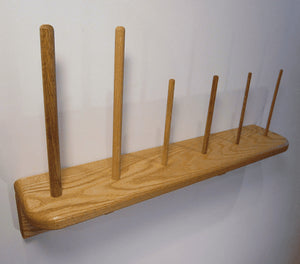 Recorder Vertical Wall Stand - Oak