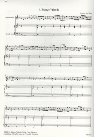 Pieces for one High Instrument and Bass, Volume 6 “T Uitnement Kabinet”