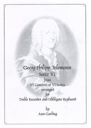 Suite VI from VI Concerts et VI Suites in f minor. TWV42:d3