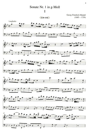 The Complete Sonatas for Treble Recorder and Basso Continuo Vol 1, Sonatas 1-3