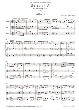 Suite in A minor