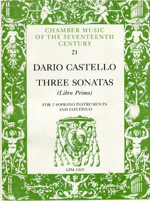 Three Sonatas Libro Primo