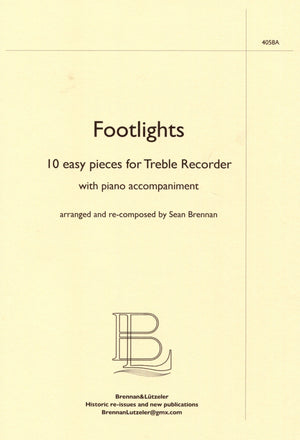 Footlights 10 Easy pieces for Treble Recorder