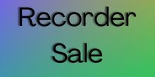 Mollenhauer Recorder Sale - 20% off selected Mollenhauer tenors. Discount automatically applied at checkout.