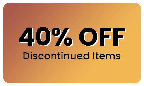 Discontinued line Sale - 40% OFF - Discount applied automatically at checkout.