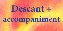 Accompaniment + 1 Recorder ~ Descant
