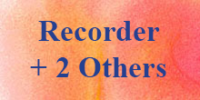 Chamber Music ~ Recorder & 2 Others