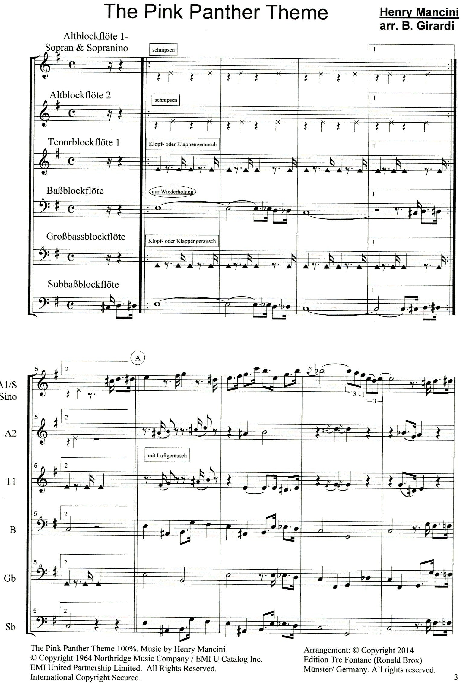 The Pink Panther Theme