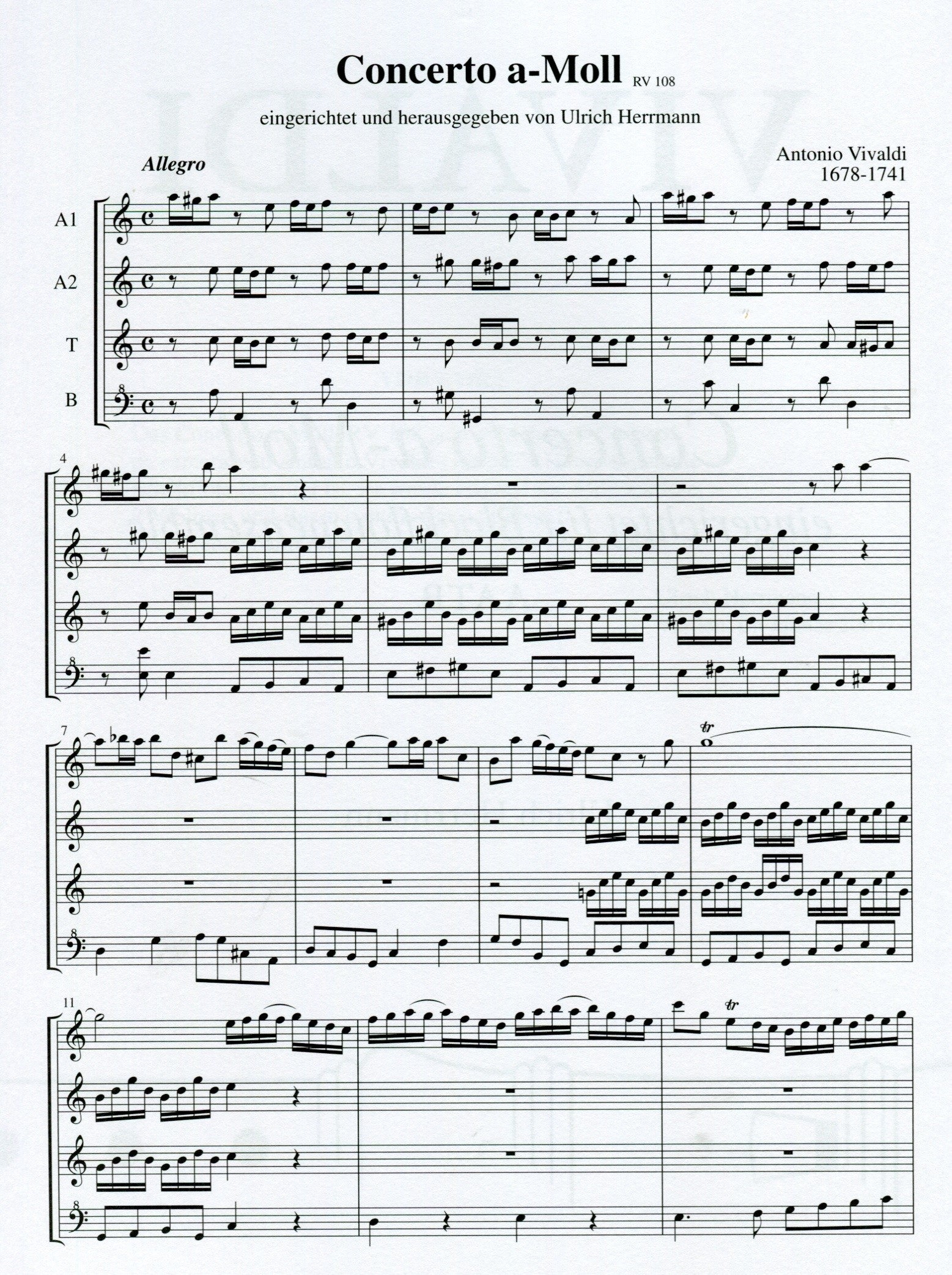Concerto in a minor