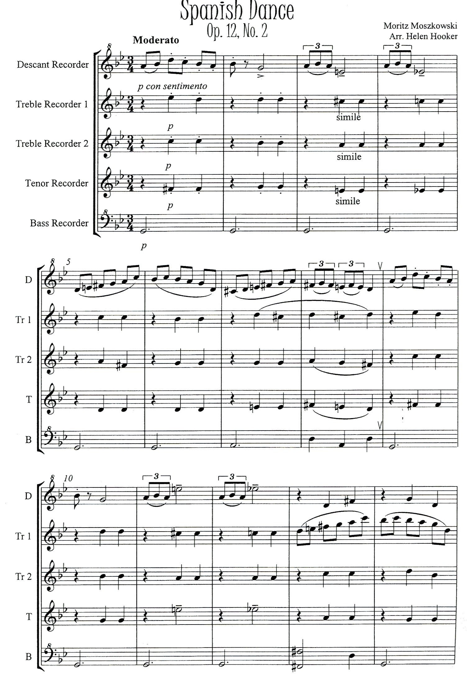 Spanish Dance, Op 12, No 2