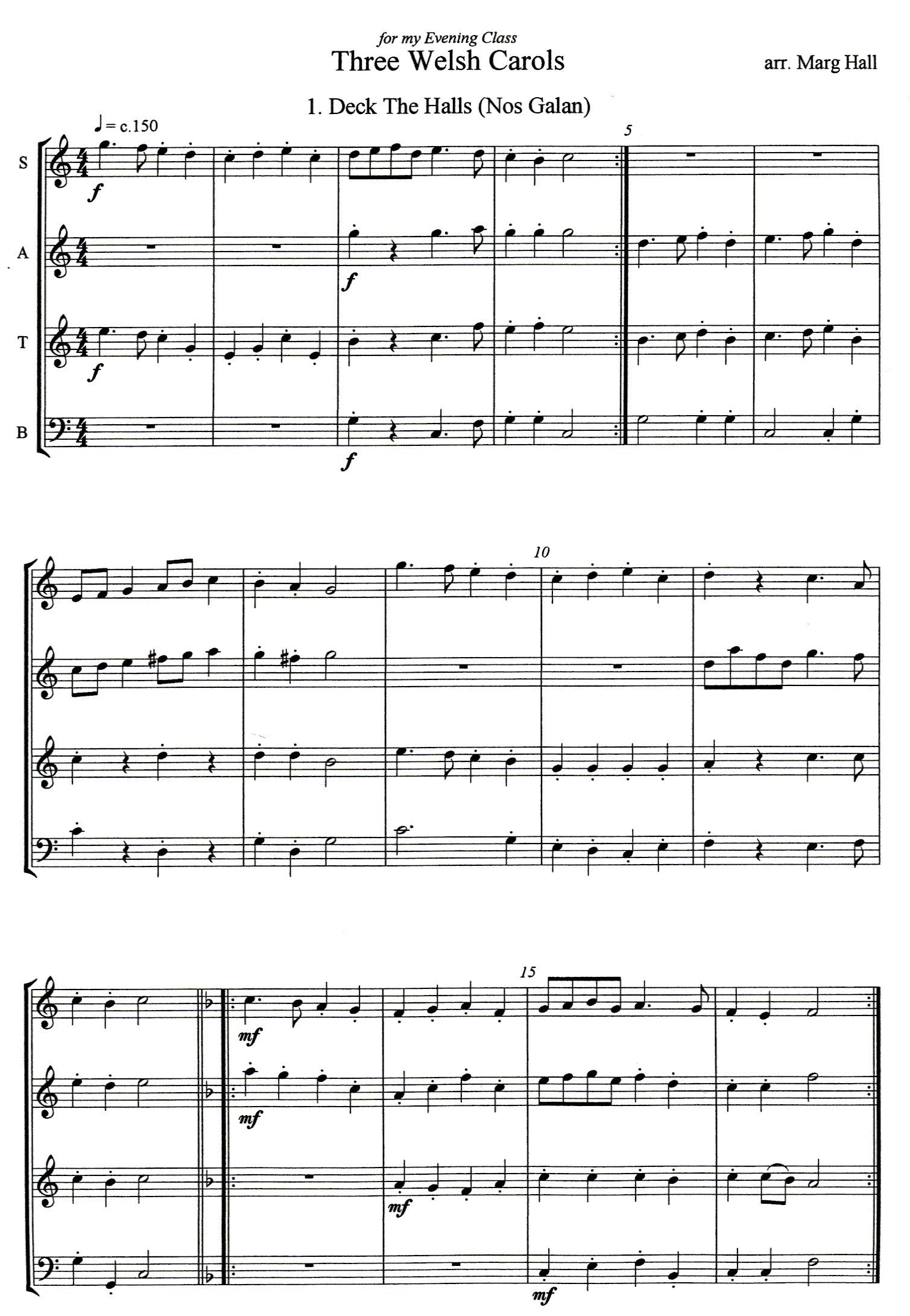 Three Welsh Carols