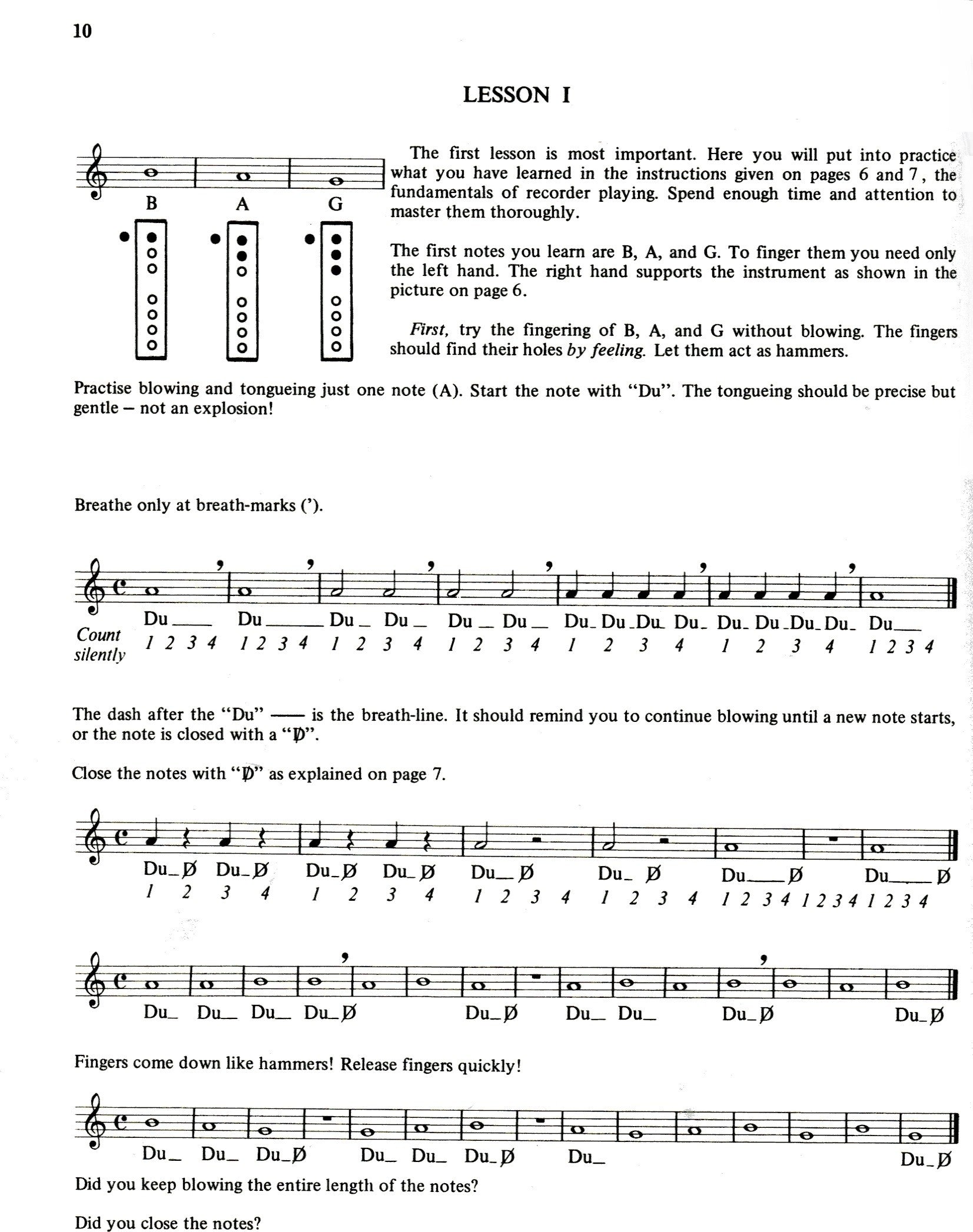 The Trapp Family Recorder Method Book 1