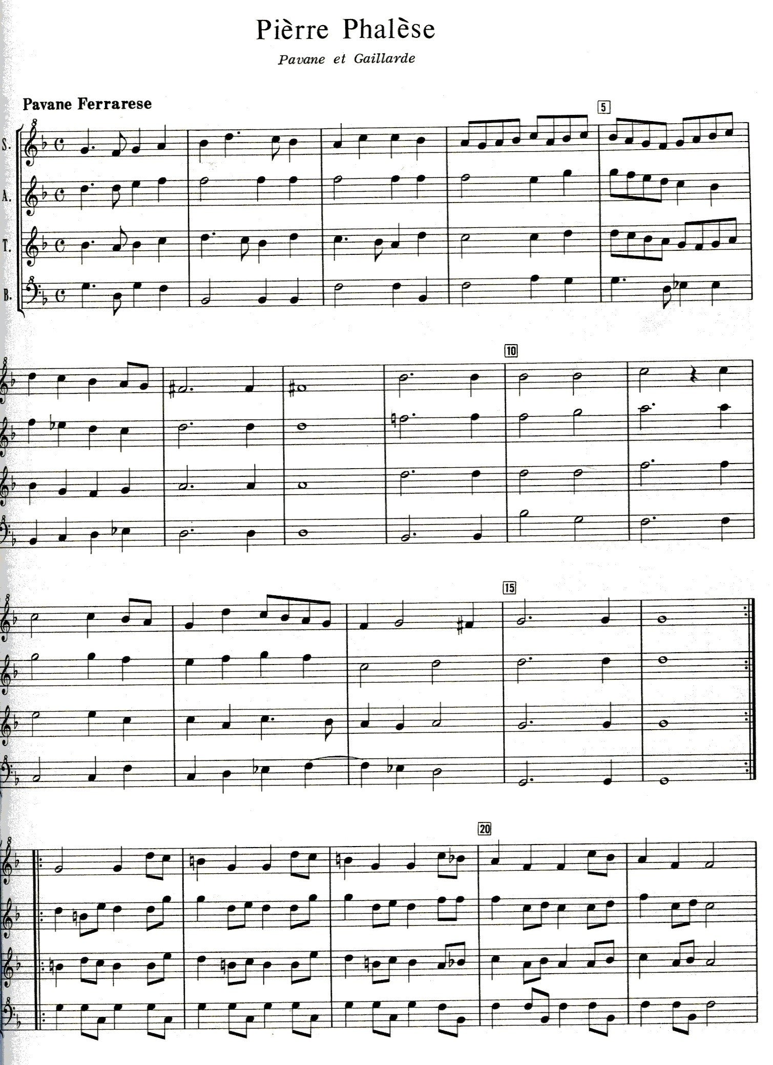 Recorder Quartets 3 - Renaissance Dances