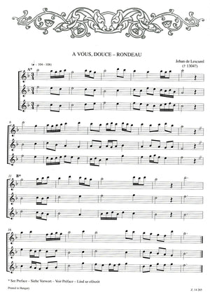 Chamber Music for Three Treble Recorders