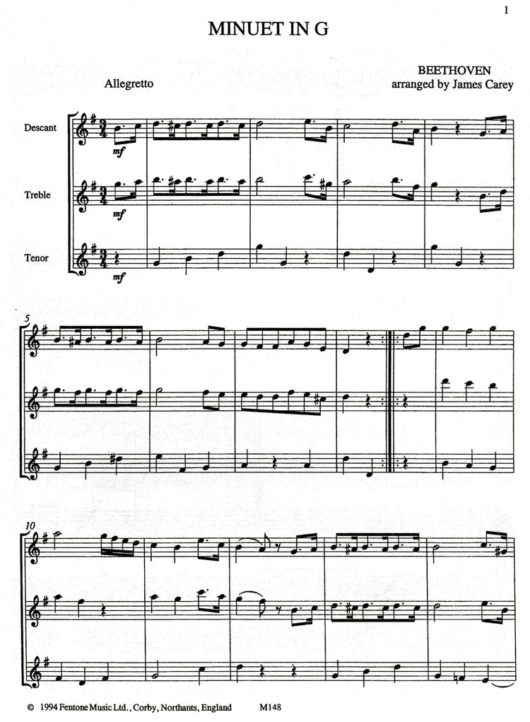 Minuet in G