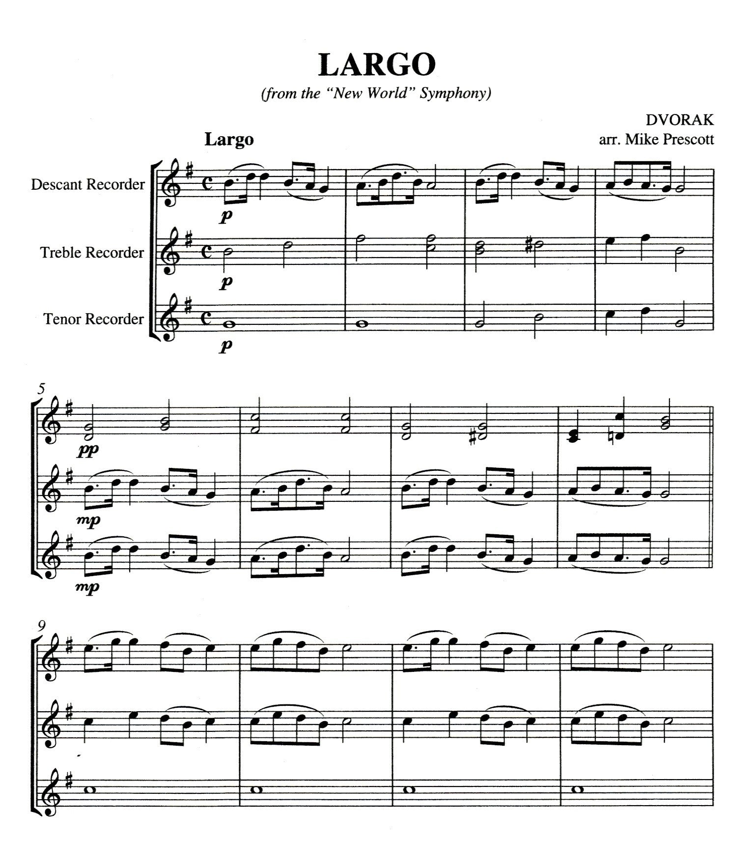 Largo from the New World Symphony