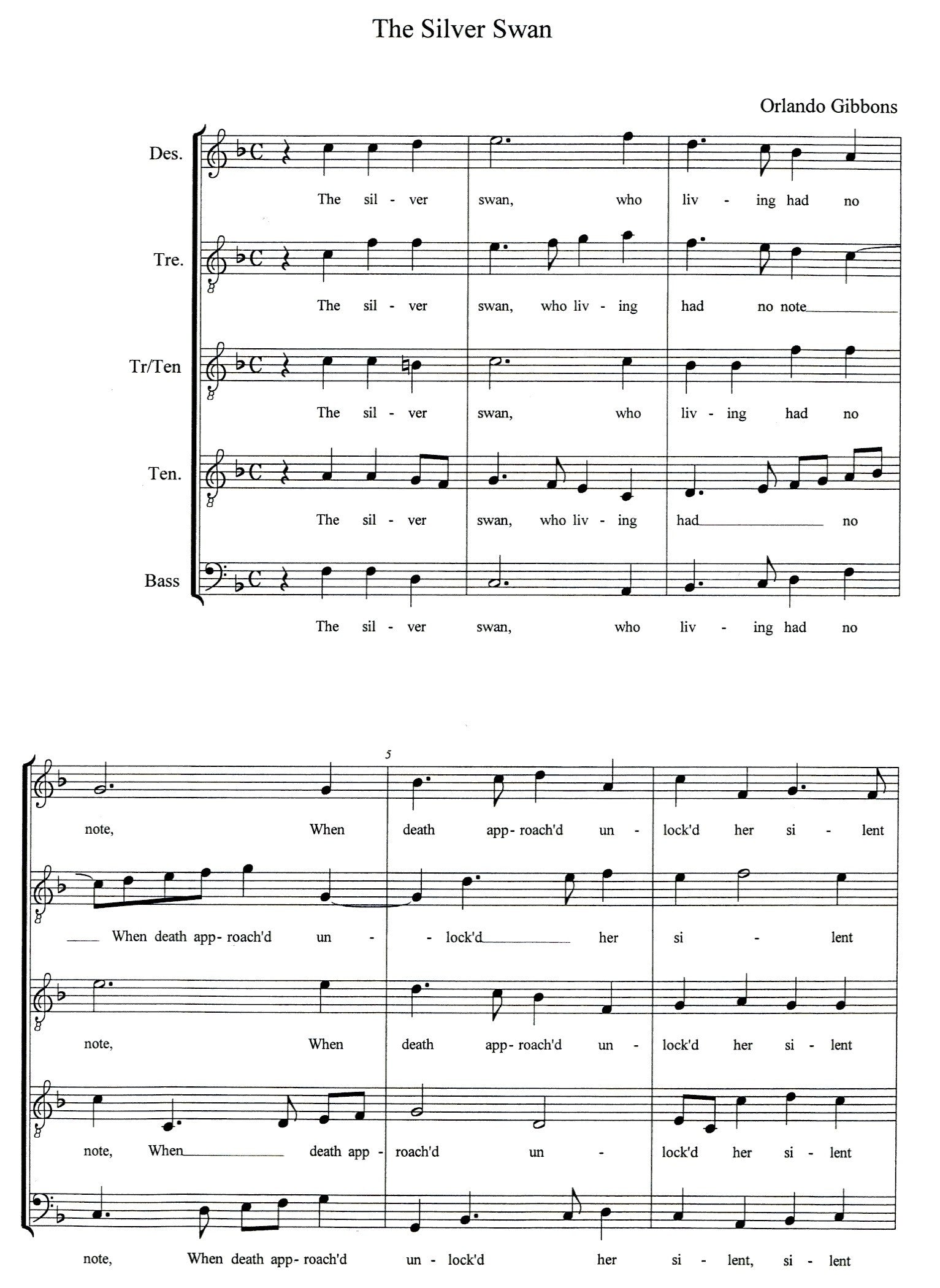 Three Bird Songs