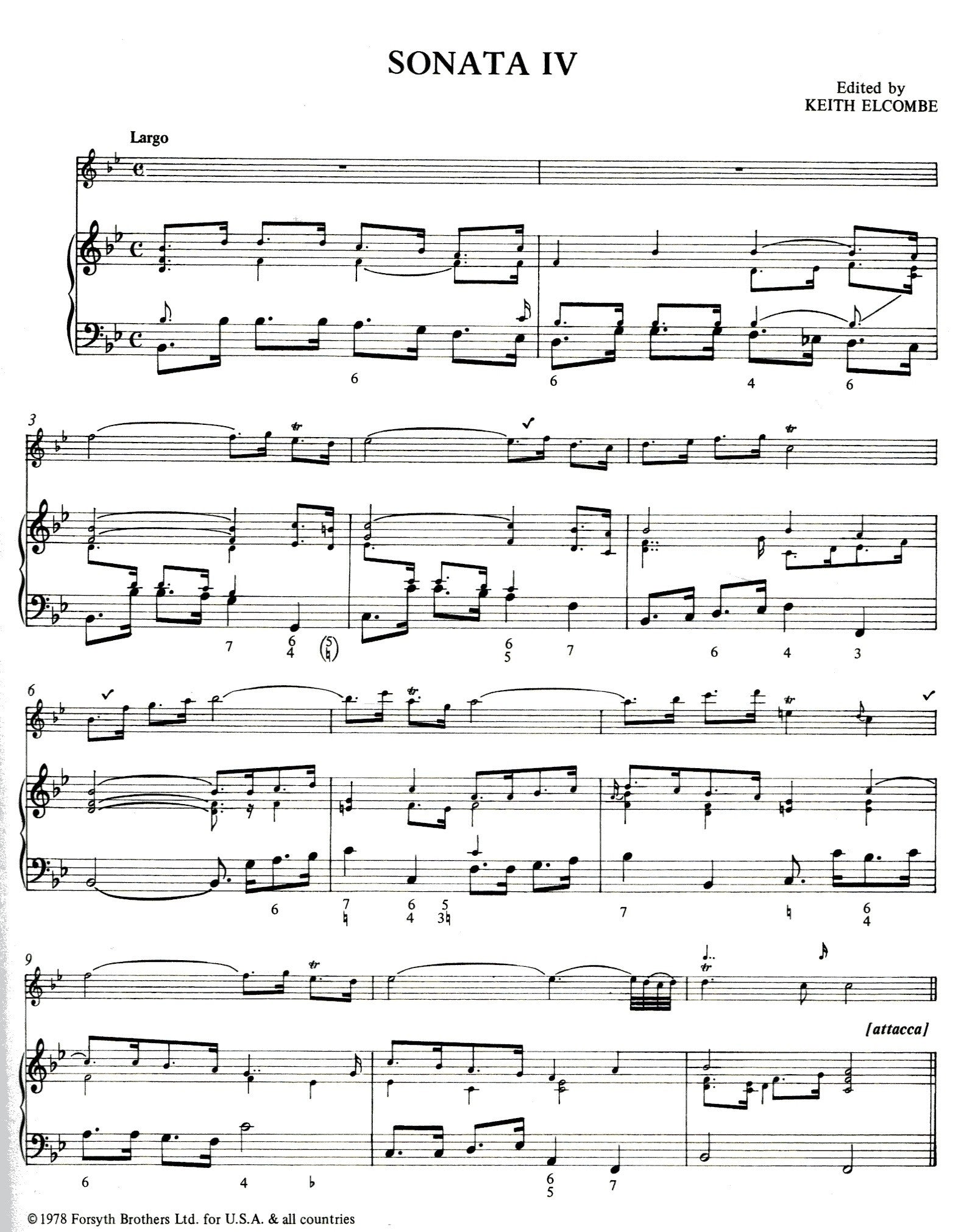 Six Sonatas for Recorder Volume 2