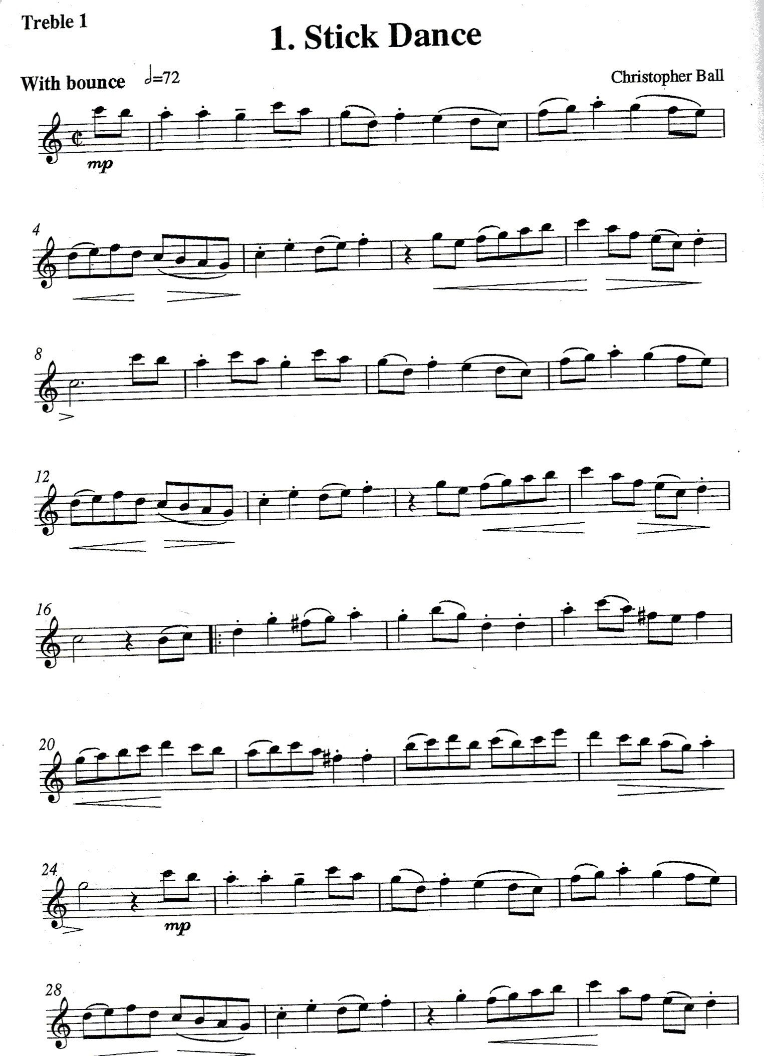 Ten New English Country Dances Nos 1-5