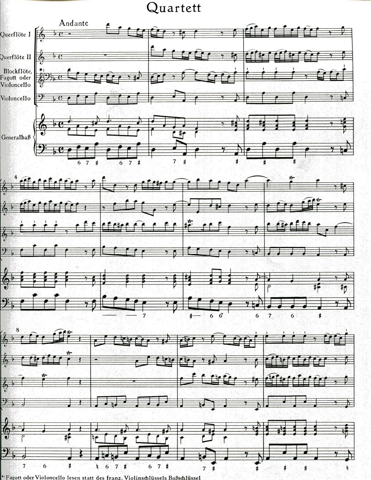 Quartet in d minor