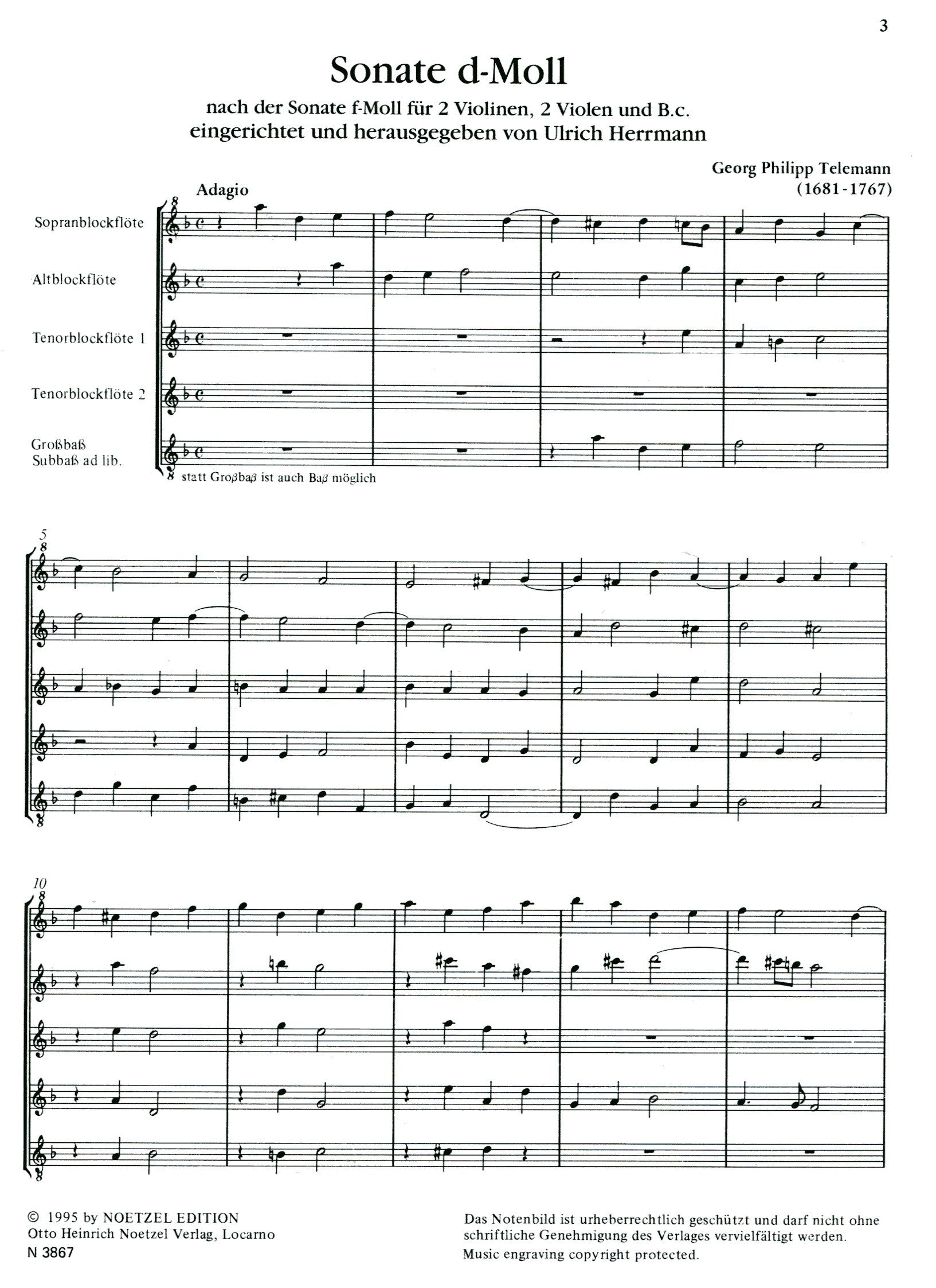 Sonata in d minor