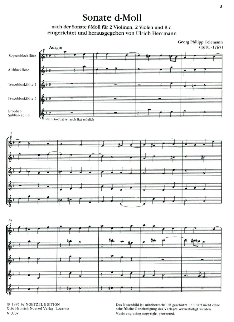 Sonata in d minor