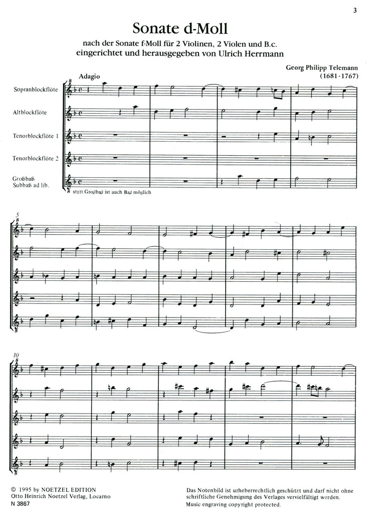 Sonata in d minor