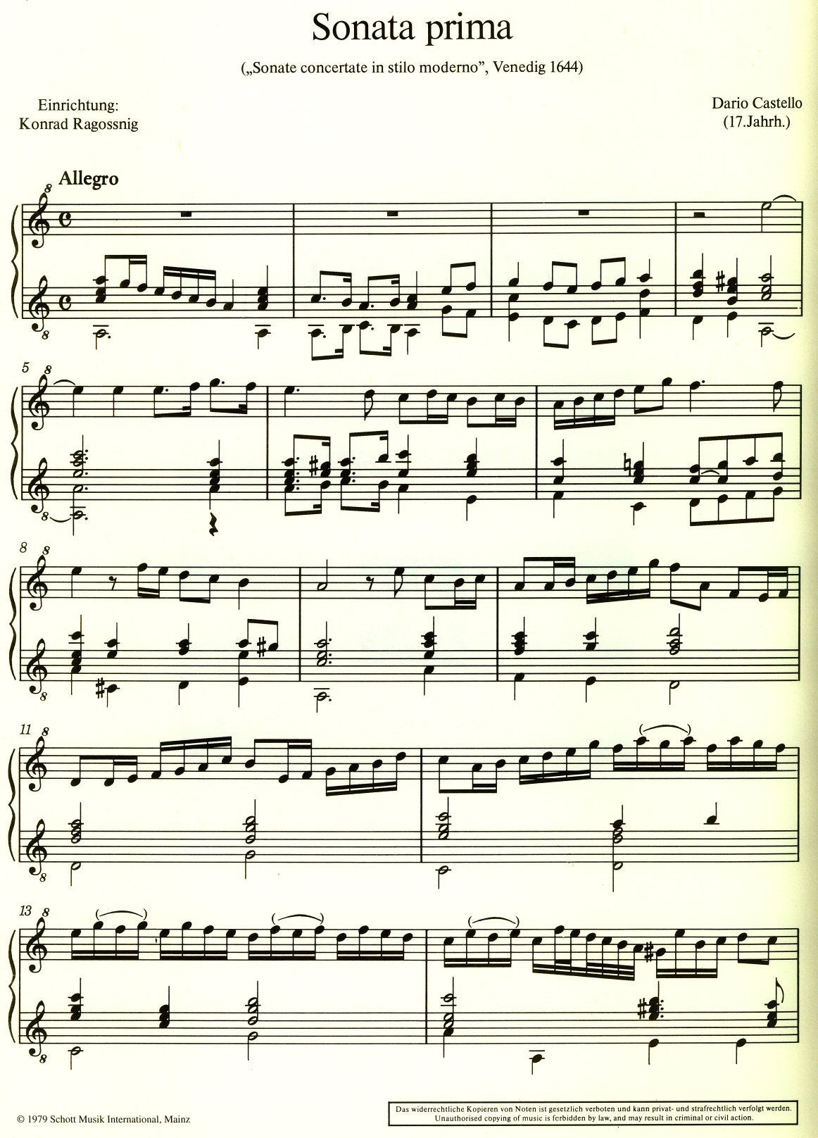 Sonata Prima