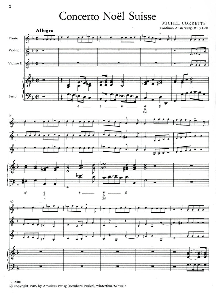 Concerto Noel Suisse (Swiss Christmas Concerto)