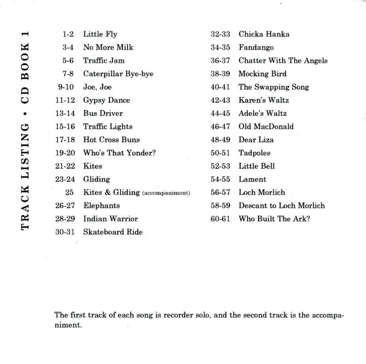 Recorder from the Beginning Book 1 CD