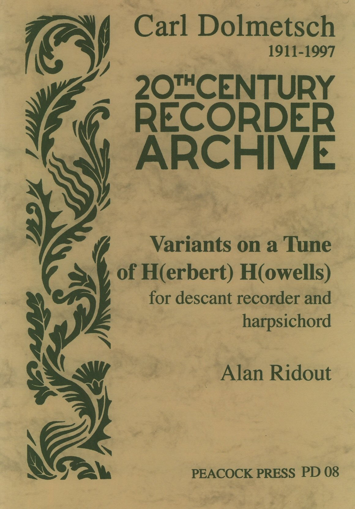 Variants on a Tune of H(erbert) H(owells)